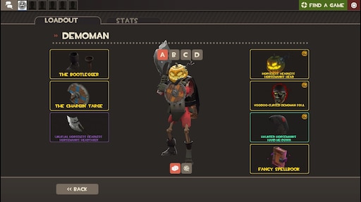 The Horseless Headless Horsemann Demoman cosmetics